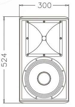  KR10 10'' Two-way Full-range Entertainment Speaker 