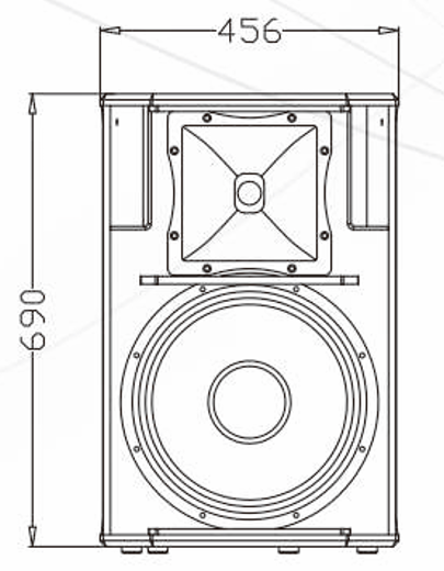 S115H 15'' Two-way Multi-purpose Speaker
