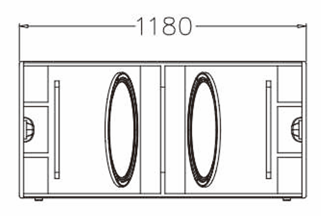 DLA218B 2x18'' Line Array Speaker