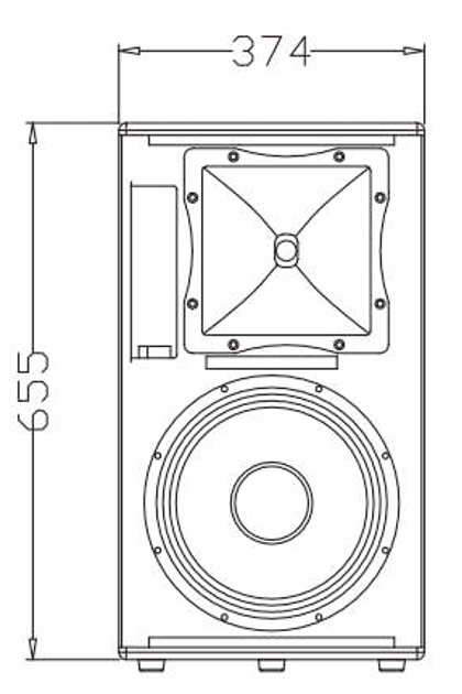 LH12Ⅱ 12'' TWO-Way Full Range Speaker