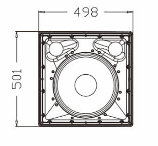 IP56 LT115B 15'' Subwoofer ,waterproof speaker cabinet
