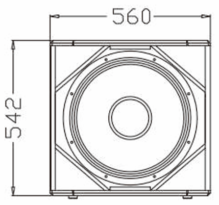 S118BAS 18'' Active Subwoofer