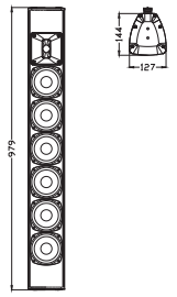 two-way,all-weather column speaker