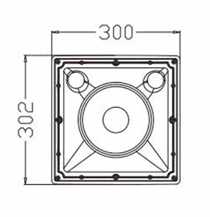 IP56 LT208 8'' Full Range Waterproof Speaker