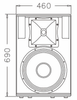 U115DA 15'' Two-way Full-range Loudspeaker