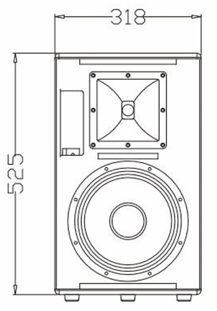 LH10Ⅱ 10'' TWO- Way Full Range Loudspeaker