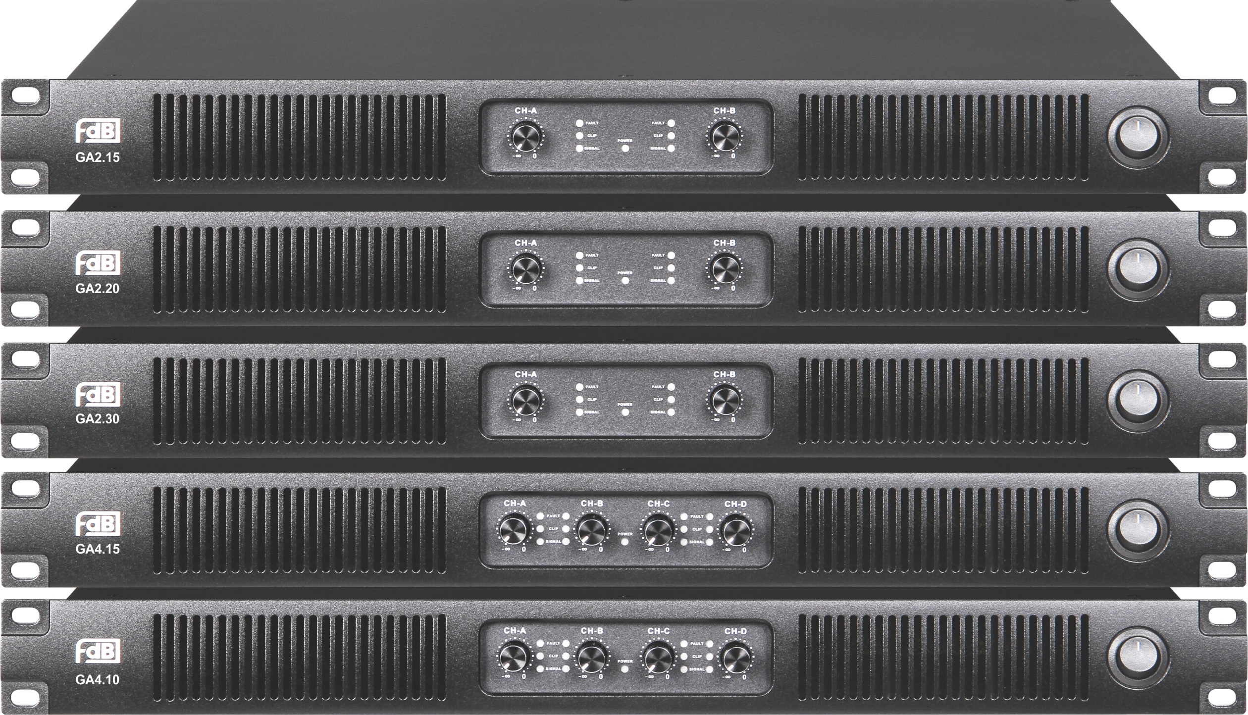 GA SERIES 1U DIGITAL AMPLIFIER