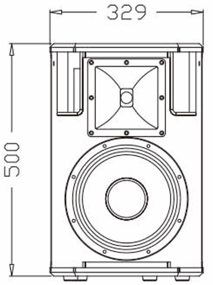S110 10'' Two-way Full Range Speaker Cabinet 
