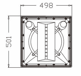 IP56 LT215LT 15'' Full Range Waterproof Speaker Cabinet , with 100V Transformer