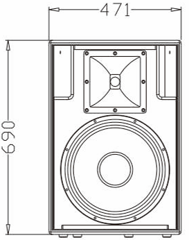 FT152 15'' Regular Professional Speaker
