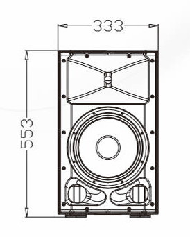 PS Series PS110/PS110A 10'' Engineering Plastic Speaker