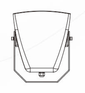 IP56 LT206 6.5" Middle-long Throw Plastic Speaker