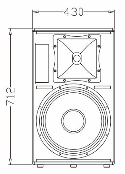 LH15Ⅱ 15'' TWO-Way 400W Loudspeaker