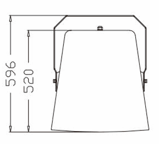 IP56 LT115BT 15'' Subwoofer ,waterproof Speaker Cabinet,with 100V Transformer. 