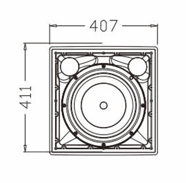 IP56 LTP212P 12'' Two-way Coaxial Loudspeaker