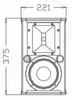 S106 6.5'' Two-way Full Range Speaker 