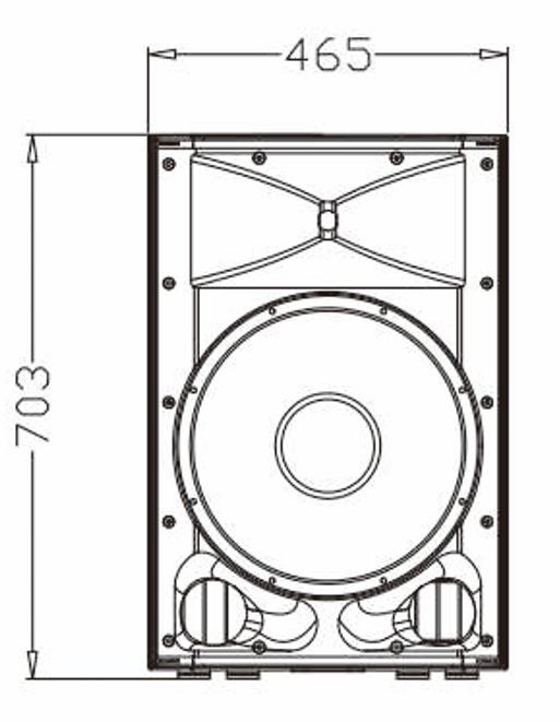 PS Series PS115/PS115A 15'' Engineering Plastic Speaker