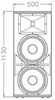 U215VI 15'' TWO-Way Full-range Speaker