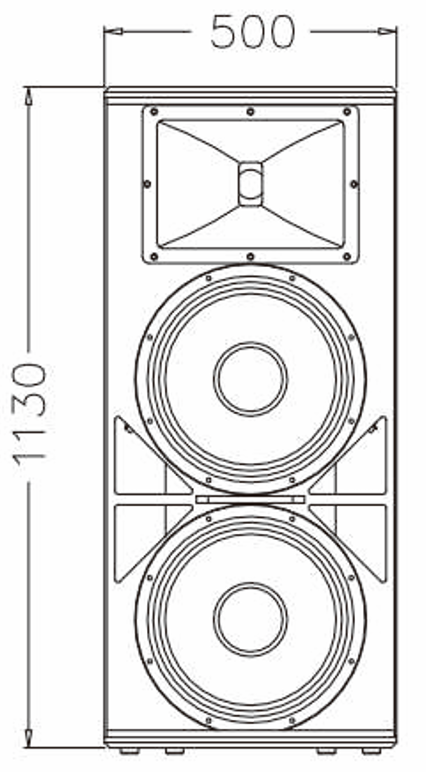 U215VI 15'' TWO-Way Full-range Speaker