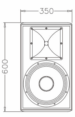 KR12 12'' Two-way Full Range Speaker Cabinet
