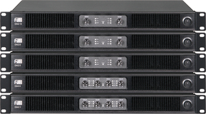 DA series 4×300W 1U digital amplifier