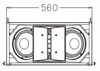 DLA308 2×8'' two-way line array speaker