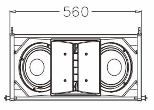 DLA308 2×8'' two-way line array speaker