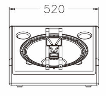 MR115 15'' Speaker Cabinet , Stage Monitor