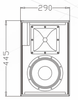 FT82 8'' Two-way Professional Speaker