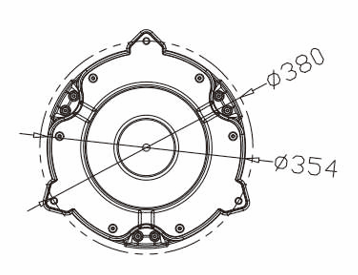 IP56 LS208 8'' All-weather Landscape Speaker