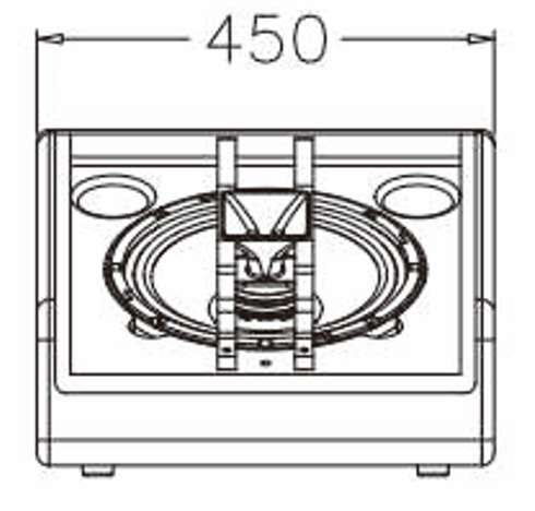 MR112 12'' Speaker Cabinet , Stage Monitor